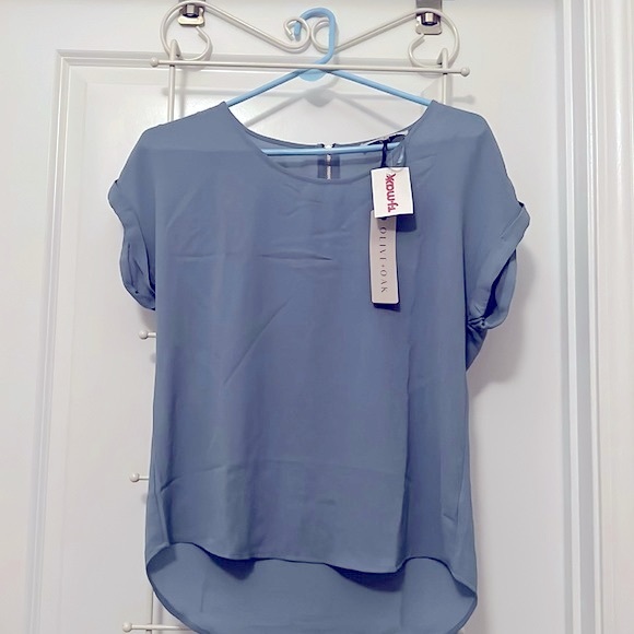 TJ Maxx Tops - Blue Corporate Blouse